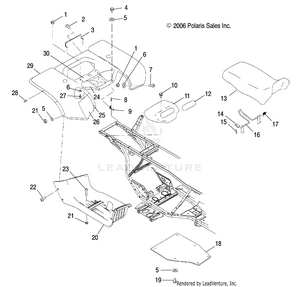 Cab, Rear And Seat - A07ca32aa (49atvcabrrboss) Schematic
