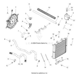 Cooling System - A07mh46aa/az (49atvcoolsp450) Schematic