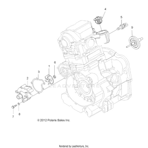 Engine, Cooling System And Water Pump - A12tn55aa/az (49atvwaterpump12sp550) Schematic