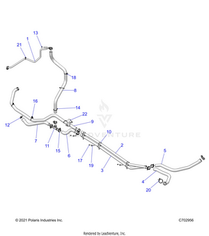Engine, Cooling Routing Engine - Z22gae92aj/bj/gak92ap/bp/gav92ap/bp (c702956) Schematic