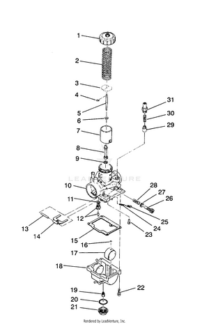 Carburetor Sportsman 4x4 / W938039 (4926382638040a) Schematic