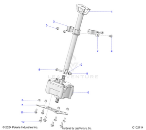 Steering, Steering Post Asm. - A25slz95af (c102714) Schematic