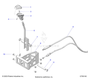 Drive Train, Gear Selector - Z25r4d2kak/bk/aj/bj/am/bm (c750140) Schematic
