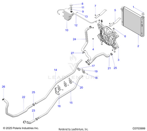 Engine, Cooling System Schematic