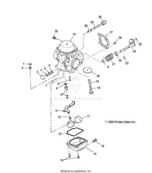Carburetor - R05rb50aa/rd50aa/ab/ac/ad/rf50aa/ab (4995359535e11) Schematic