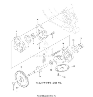 Engine, Oil Pump - R12rh45ag/ah/ar (49rgroilpump10400) Schematic