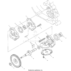 Oil Pump - A01ch50ad (4960026002d011) Schematic