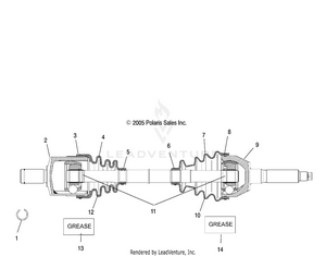 Drive Shaft, Front - A06mh68aa/ad/af (4999200179920017b08) Schematic