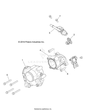 Engine, Throttle Body And Fuel Rail - R16rva57a1/b1/e57a9/b9 (49rgrthrottlebody15osps) Schematic