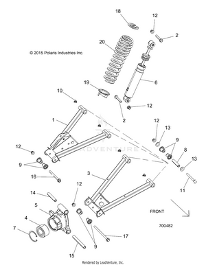 Suspension, Rear - R16rda57a1/b1 (700482) Schematic