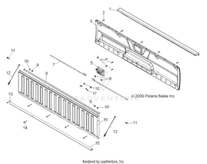 Body, Tailgate Asm. - R16raa76aa/aj (49rgrtailgate106x6) Schematic