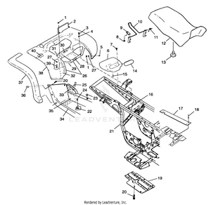 Rear Cab And Seat - A99cc28ca (4949484948a005) Schematic