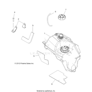 Body, Fuel Tank Asm. - A14mb46th (49atvfuel13hawk) Schematic