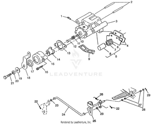 Rear Brake Xpress 300 W97ca28c And  Xpress 400l W97ca38c (4939603960c010) Schematic