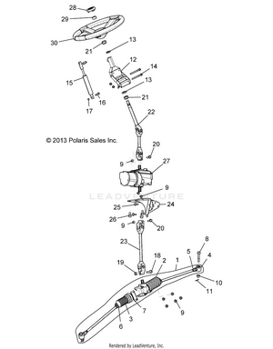 Steering, Steering Asm. (eps) - R18rve99nx (49rgrsteering15creps) Schematic