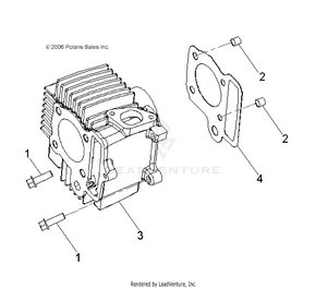 Engine, Cylinder - A09fa09aa/ab (49atvcylinder07otlw90) Schematic