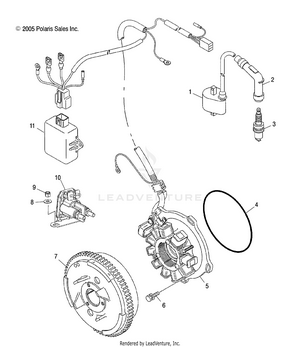 Engine, Magneto - A07ca32aa (4999202939920293c13) Schematic