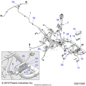Electrical, Harness - A20sxz85af/ap/caf/cap (c0211205) Schematic