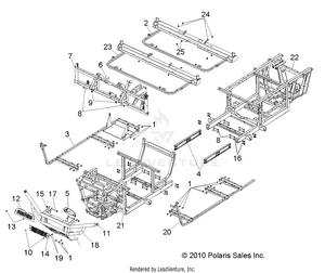Chassis, Frame And Front Bumper - R12wh76ag/ar/eah/eav/eaw (49rgrchassis10crew) Schematic