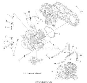 Engine, Mounting - A09lh27ax/az (49atvenginemtg08sp300) Schematic