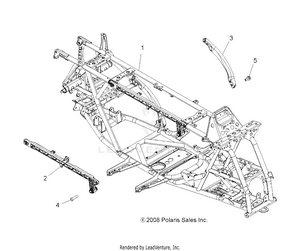 Chassis, Main Frame - A09zx85/8x All Options (49atvframe09spxp550) Schematic