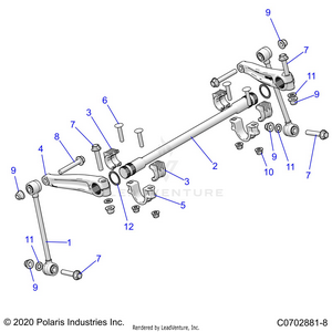 Suspension, Front Stabilizer Bar - Z24rmd2kah/al/bh/bl (c0702881-8) Schematic