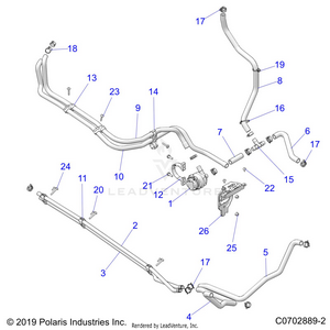 Engine, Cooling Routing Manifold - Z21rau92an/bn (c0702889-2) Schematic