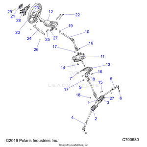 Steering, Steering Asm. - R21rrj99a9/b9 (c700680) Schematic