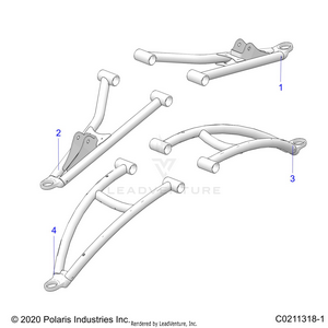 Suspension, Front A-arms - A20sxz85af/ap/caf/cap (c0211318-1) Schematic