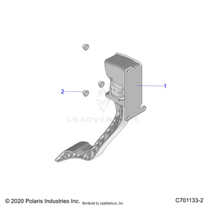 Engine, Throttle Pedal - G23gmk99a/99b (c701133-2) Schematic