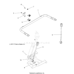 Suspension, Stabilizer Bar, Rear - R12vh57ad (49rgrstabilizerrr12rzr570) Schematic