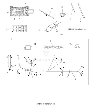 Electrical, Harness - A12zn8efk/efo (49atvharness12sp850f) Schematic