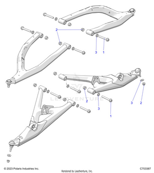 Suspension, Front Control Arms Mounting - Z24rmd2kah/al/bh/bl (c703387) Schematic