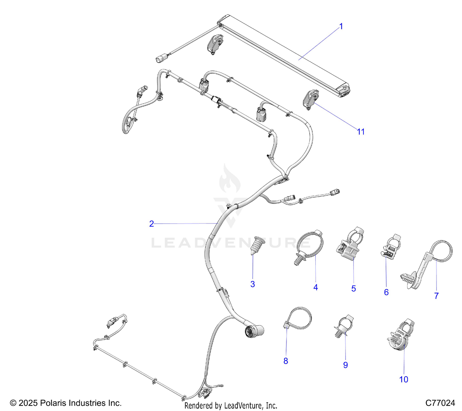 ELECTRICAL, REAR HARNESS AND LIGHTING - Z26RRE2KAL (C77024)