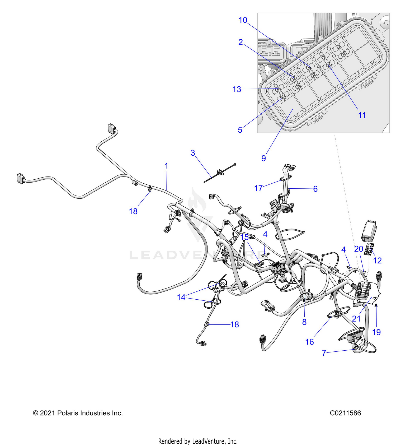 ELECTRICAL, HARNESS - A26SYY95AK (C0211586)