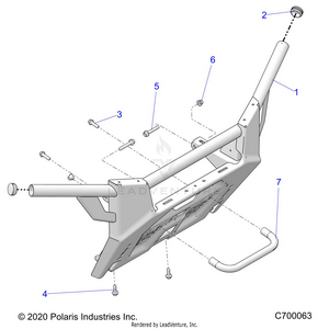 Body, Front Bumper - R24t6a99a1/b1 T6ead/bd/am/bm/a9/b9 (c700063) Schematic