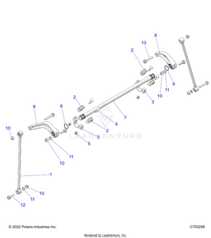 Suspension, Rear Stabilizer Bar - Z24rmd2kah/al/bh/bl (c703258) Schematic
