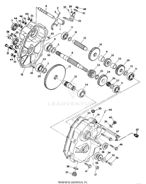 Gearcase Assembly - W937527 (4924022402c003) Schematic