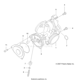 Engine, Throttle Body - A08dn50af/as/aw/az (49atvthrottlebody08sp500efi) Schematic