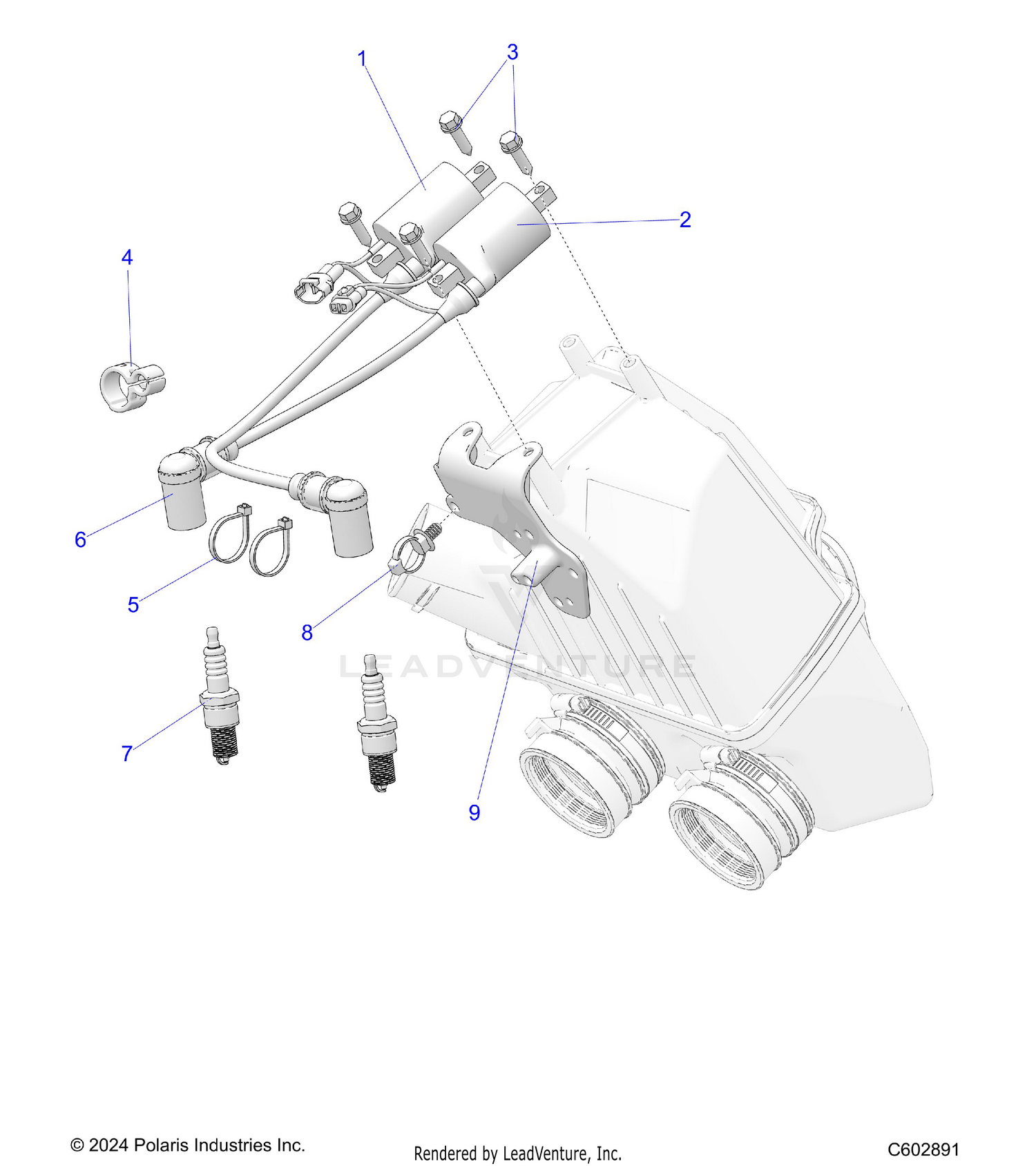 ELECTRICAL, IGNITION COIL/SPARK PLUGS - S26TGM8MS (C601976)