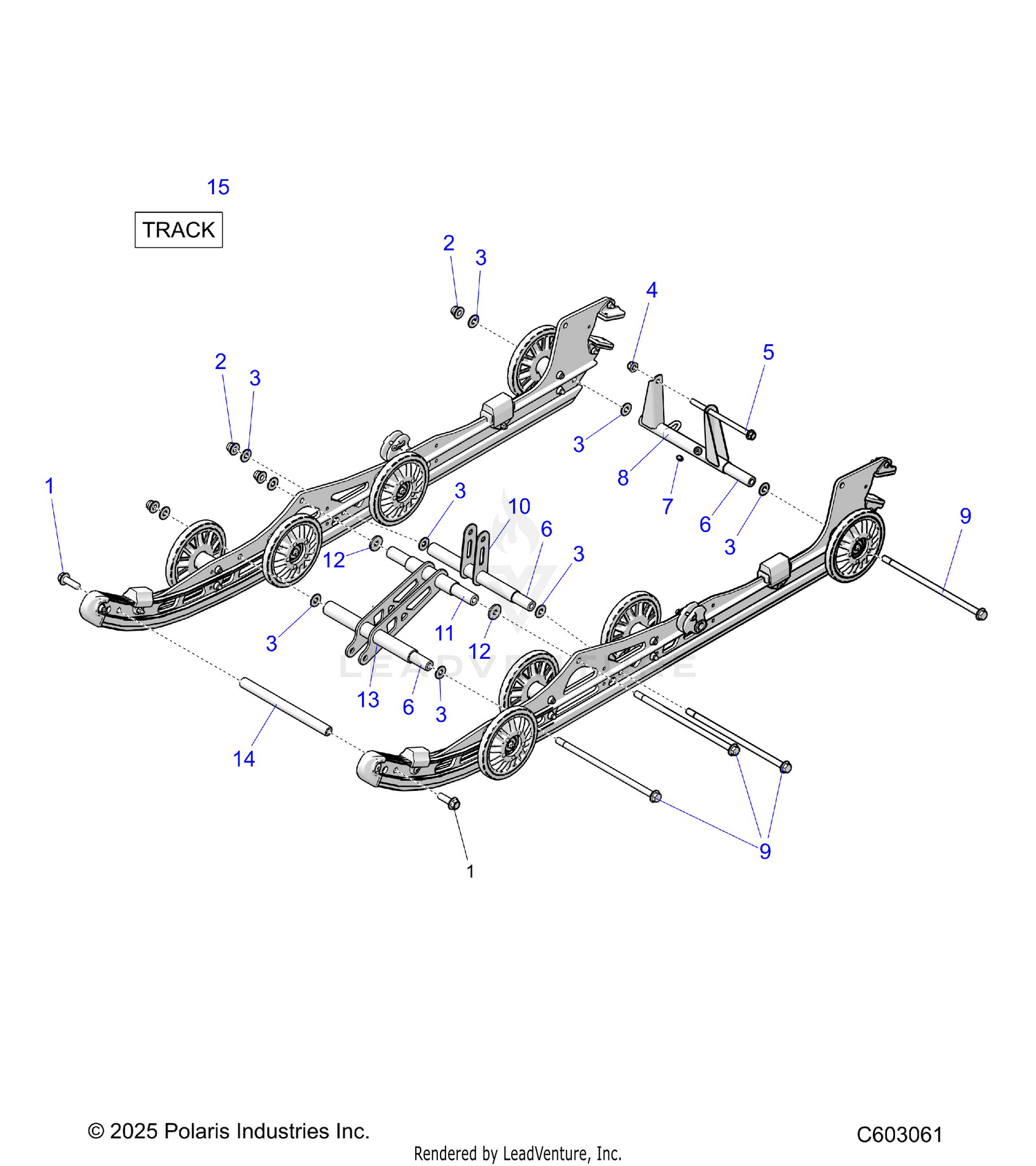 SUSPENSION, REAR - S26TFN6RSP/RSL (C603061)