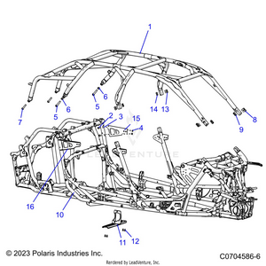 Chassis, Cab And Main Frame - Z24rmd2kah/al/bh/bl (cc0704586-6) Schematic