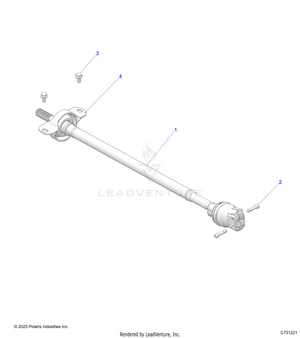Drive Train, Front Prop Shaft - R25rry99as/bs/al/bl/ap/bp/a9/b9/af/bf/ak/bk (c731221) Schematic