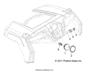 Electrical, Dash Instruments And Controls - R12vh57ad (49rgrdash12rzr570) Schematic