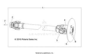 Drive Train, Front Prop Shaft - R11rc08ga/gh/fa/fh (49levshaftprop10sdw) Schematic