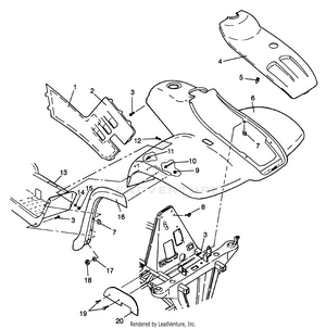 Front Cab Xplorer 400l W969140 (4935983598a005) Schematic