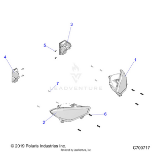 Electrical, Headlights And Taillights - R21rrj99a9/b9 (c700717) Schematic