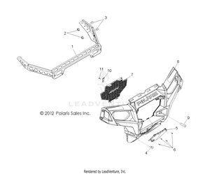 Body, Front Bumper - Z14vh76ac/ad/eai/eak/eaj/eal/eaw (49rgrbumper13rzr) Schematic