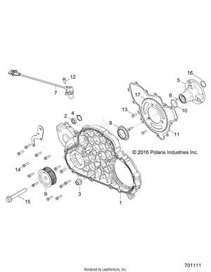 Engine, Mag Cover Mount - R17rtu99av/bv (701111) Schematic