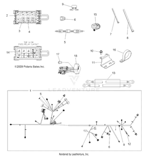 Electrical, Harness - A10tn55al/ax (49atvharness10spxpx2550) Schematic